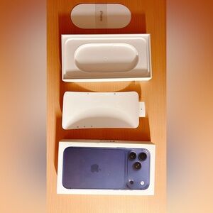 Purple Smartphone with Dual Cameras